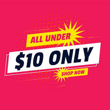 Under $ 10
